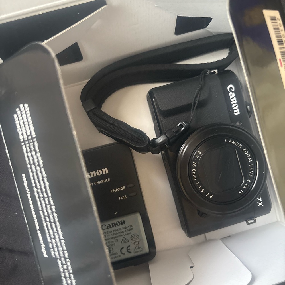 Canon powershot G7x mark ii